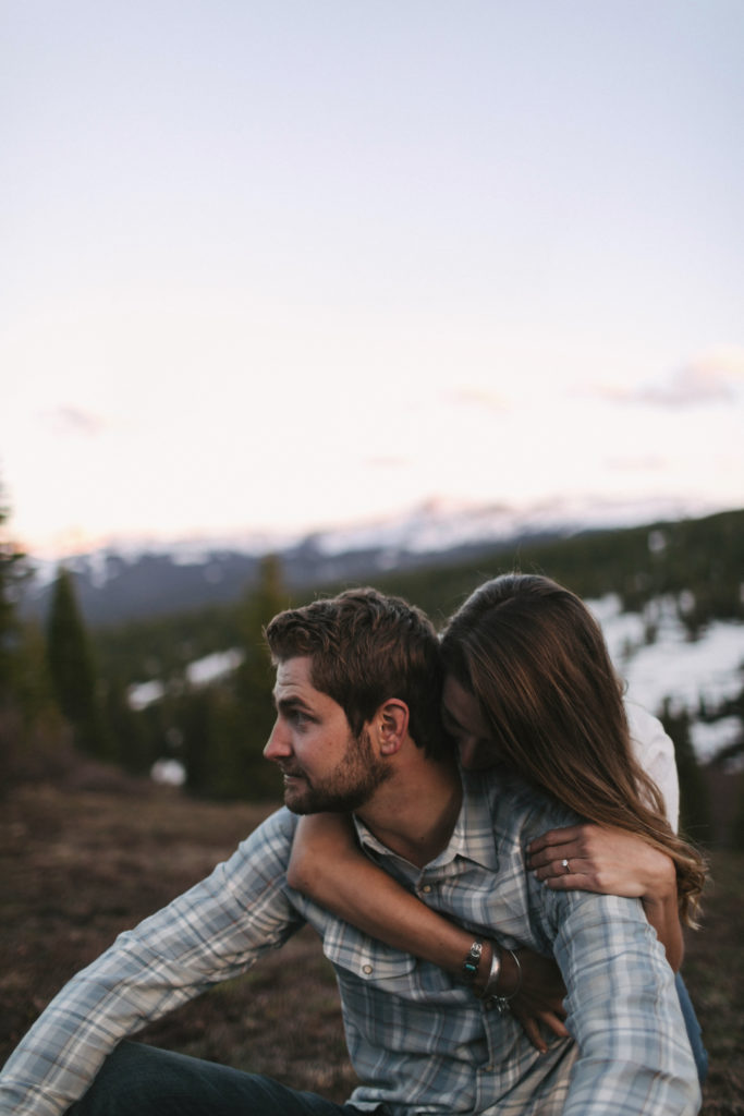 Vail, Colorado engagement in the mountains | Caroline Bauer Photography